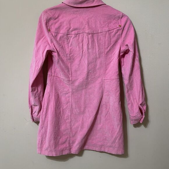 Adorable Lazy Oaf Pink Velvet Dress - Picture 8 of 12